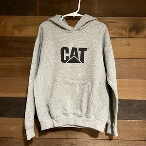 Gray boys CAT Hoodie